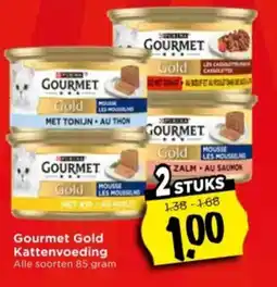 Vomar Voordeelmarkt Gourmet Gold Kattenvoeding aanbieding