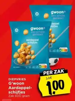 Vomar Voordeelmarkt Diepvries G'woon Aardappel schijfjes aanbieding