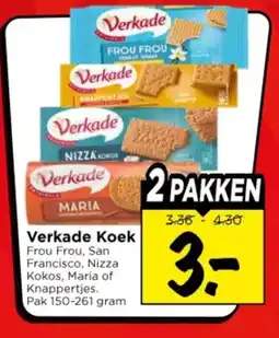 Vomar Voordeelmarkt Verkade koek aanbieding