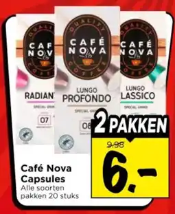 Vomar Voordeelmarkt Café Nova Capsules aanbieding