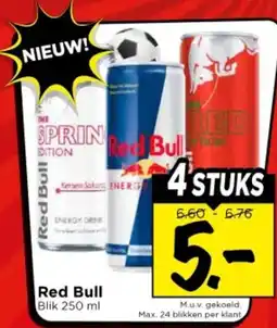 Vomar Voordeelmarkt Red Bull aanbieding
