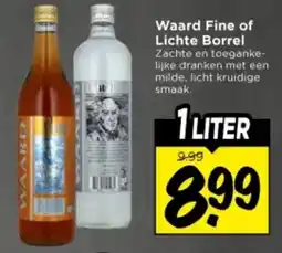 Vomar Voordeelmarkt Waard Fine of Lichte Borrel aanbieding