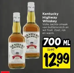 Vomar Voordeelmarkt Kentucky highway whiskey aanbieding