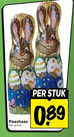 Vomar Voordeelmarkt Paashaas aanbieding