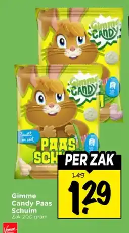 Vomar Voordeelmarkt Gimme Candy Paas Schuim aanbieding