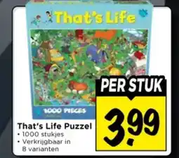 Vomar Voordeelmarkt That's Life Puzzel aanbieding