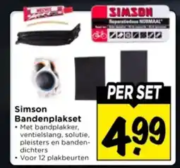 Vomar Voordeelmarkt Simson Bandenplakset aanbieding