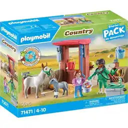 Bol.com PLAYMOBIL Starter Pack Boerderij dierenarts met de ezels - 71471 aanbieding