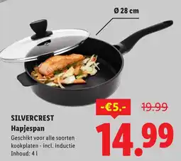 Lidl Silvercrest hapjespan aanbieding