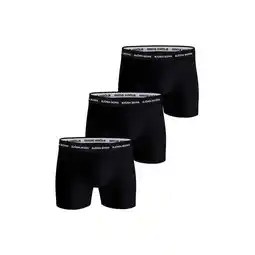 Etos BJÖRN BORG Boxershorts Mannen 3-pack Zwart Maat M aanbieding