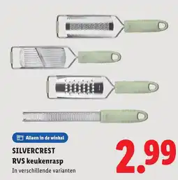 Lidl Silvercrest RVS keukenrasp aanbieding