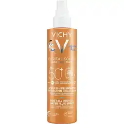Etos Vichy Capital Soleil Zonnebrandspray Kind SPF50+ 200 ML aanbieding