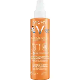 Etos Vichy Capital Soleil Zonnebrandspray Kind SPF50+ 200 ML aanbieding