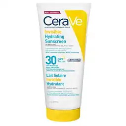 Etos CeraVe Onzichtbare Hydraterende Zonnebrandcrème SPF30 177 ML aanbieding