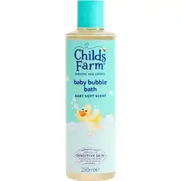 Etos Childs Farm Baby Bubble Bath 250ml aanbieding