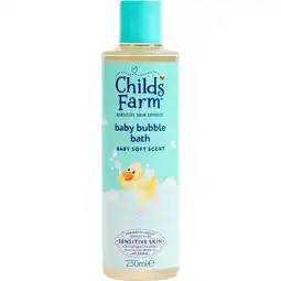 Etos Childs Farm Baby Bubble Bath 250ml aanbieding
