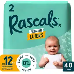 Etos Rascals Premium Luiers Maat 2 4-8 KG 40 stuks aanbieding