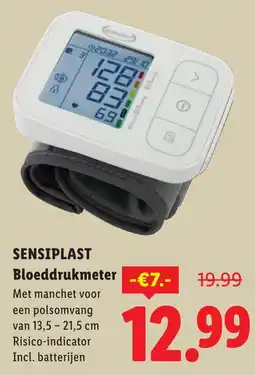Lidl Sensiplast bloeddrukmeter aanbieding