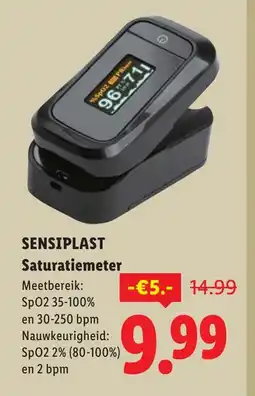 Lidl Sensiplast Saturatiemeter aanbieding