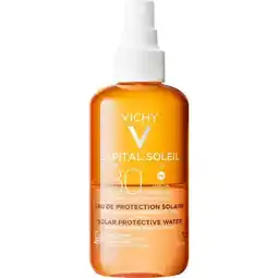Etos Vichy Capital Soleil Zonbeschermend Water Bruine Teint SPF30 200 ML aanbieding