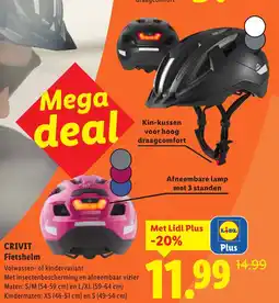 Lidl Crivit fietshelm aanbieding