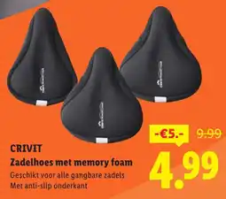 Lidl Crivit zadelhoes met memory foam aanbieding