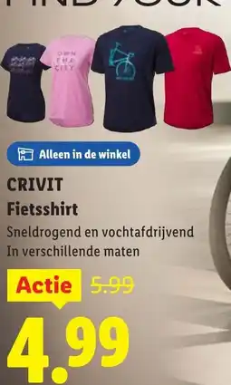 Lidl Crivit Fietsshirt aanbieding