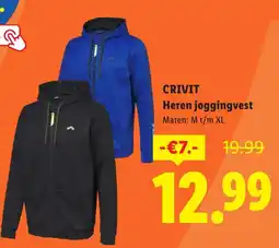Lidl Crivit heren joggingvest aanbieding