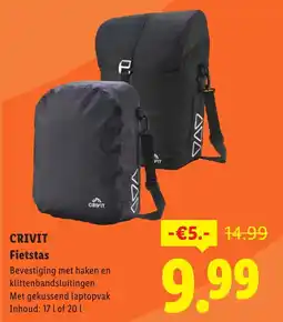 Lidl Crivit fietstas aanbieding
