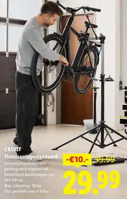 Lidl Crivit fietsmontagestandaard aanbieding