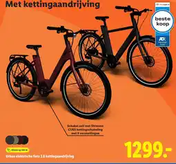 Lidl Urban elektrische fiets 3.0 kettingaandrijving aanbieding