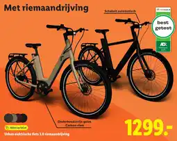 Lidl Urban elektrische fiets 3.0 riemaandrijving aanbieding
