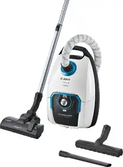 Bol.com Bosch ProSilence BGL8SIL6 Serie 8 - Stofzuiger met zak - Wit aanbieding