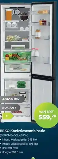 EP Beerepoot BEKO Koelvriescombinatie aanbieding
