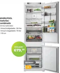 EP Beerepoot WHIRLPOOL Koelvries- combinatie aanbieding