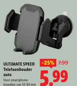Lidl Ultimate speed Telefoonhouder auto aanbieding