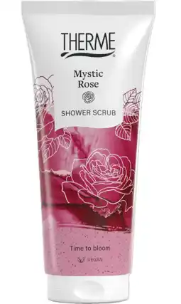 De Online Drogist Therme Shower Scrub Mystic Rose aanbieding
