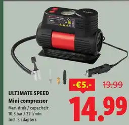 Lidl Ultimate speed mini compressor aanbieding