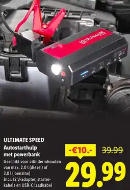 Lidl Ultimate speed autostarthulp met powerbank aanbieding