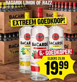 Super Dirck 3 Bacardi limon of razz aanbieding