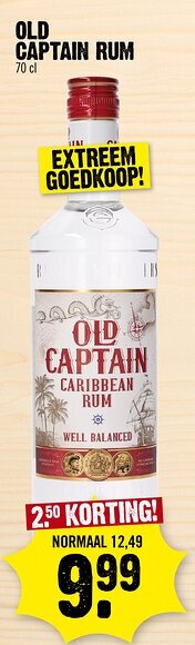 Super Dirck 3 Oid captain rum aanbieding