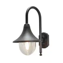 Conrad Konstsmide Bari 7237-750 Buitenlamp (wand) Spaarlamp, LED E27 75 W Zwart aanbieding