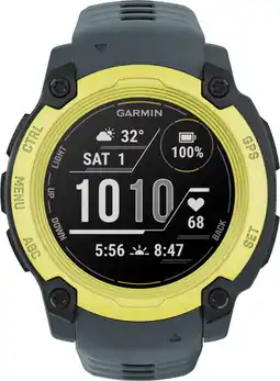 Bol.com Garmin Instinct E - Smartwatch - 40 mm - Geel en Zwart aanbieding