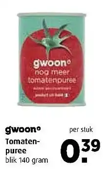 Discus Gwoon Tomatenpuree aanbieding