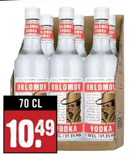 Dirck 3 Oblomov Vodka 70 cl aanbieding