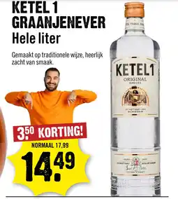 Dirck 3 Ketel 1 Graanjenever 100 cl aanbieding