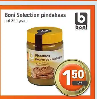 Dagwinkel Boni Selection Pindakaas aanbieding