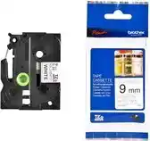 Bol.com TZ-N221 - 9mm - black on white - not laminated aanbieding