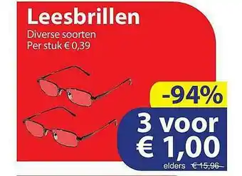 Die Grenze Leesbrillen aanbieding