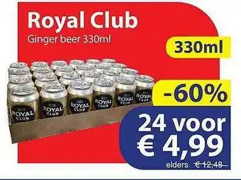 Die Grenze Royal Club Ginger Beer aanbieding